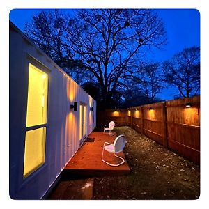 Nomehaus Shipping Container Studio Residential Neighborhood Athens