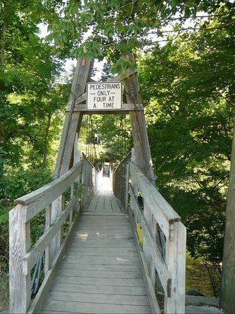 Dark Island Swinging Bridge